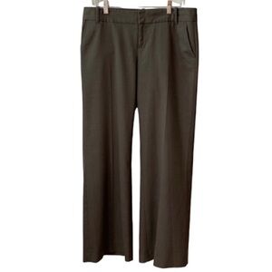Gap Wide Leg Stretch Wool Blend Trouser Pants Ladies 6 Long